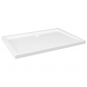 Base de chuveiro retangular 80x110 cm ABS branco H