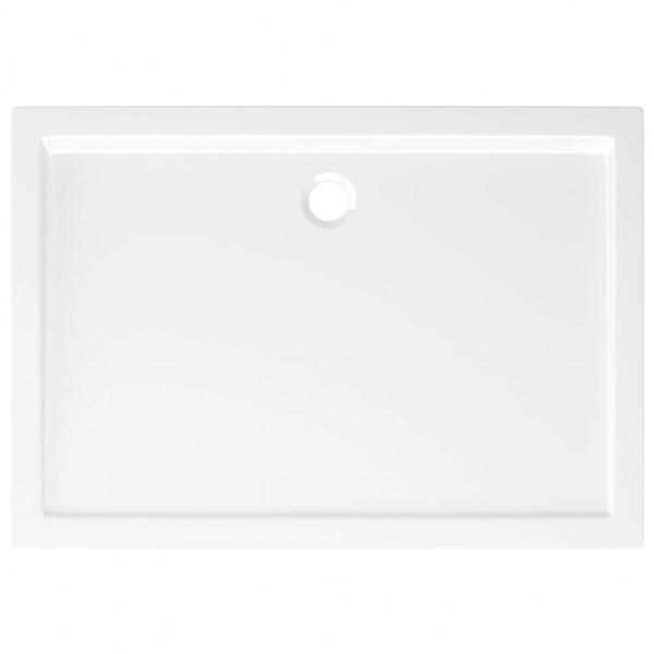 Base de chuveiro retangular 80x110 cm ABS branco M 5