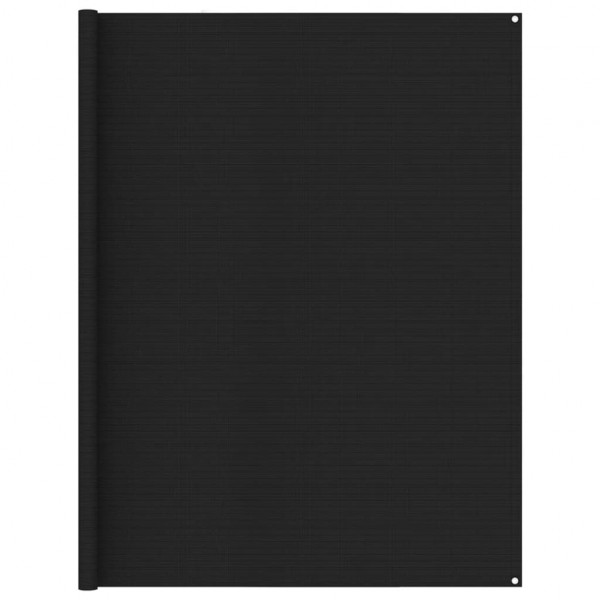 Alfombra de tienda de campaña negro 250x450 cm D