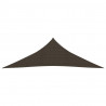 Toldo de vela marrón HDPE 160 g/m² 4x4x5.8 m 3