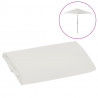 Tecido de substituição p/ guarda-sol 500 cm areia branco 300 cm 1