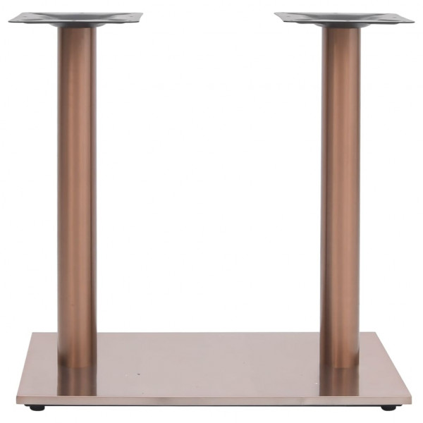 Perna para mesa de bistrô 70x40x72 cm aço inoxidável cor bronze M 2