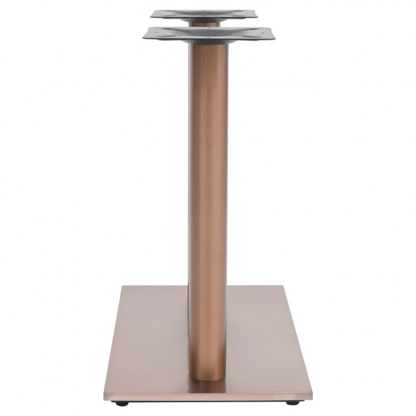 Perna para mesa de bistrô 70x40x72 cm aço inoxidável cor bronze M 3