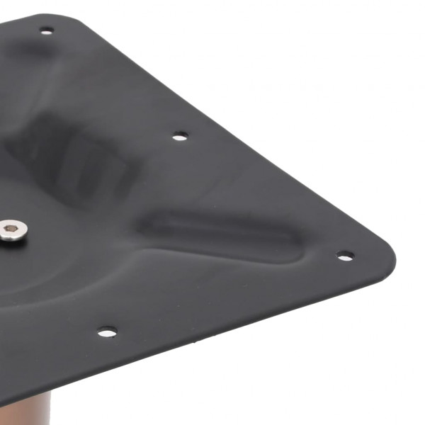 Perna para mesa de bistrô 70x40x72 cm aço inoxidável cor bronze M 4