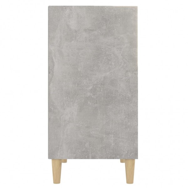 Aparador de madera contrachapada gris hormigón 57x35x70 cm M 5