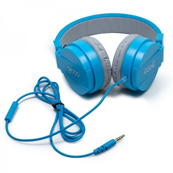 Auriculares Cascos Jack 3,5 mm COOL Toronto Con Micro Azul M 4