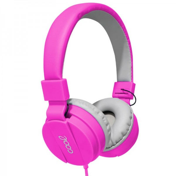 Auriculares Cascos Jack 3,5 mm COOL Toronto Con Micro Rosa D