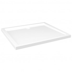 Plato de ducha rectangular blanco ABS 80x90 cm H