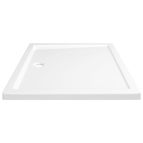 Plato de ducha rectangular blanco ABS 80x90 cm M 4