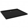 Base de chuveiro retangular 80x90 cm ABS preto 2