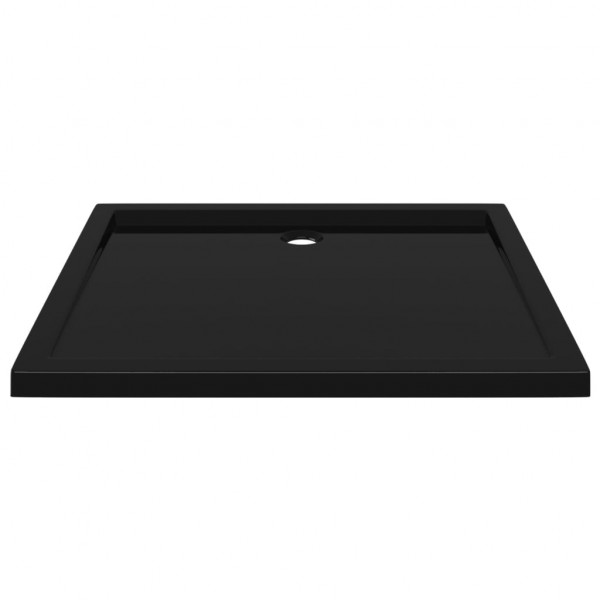 Plato de ducha rectangular negro ABS 80x90 cm M 3