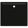 Plato de ducha rectangular negro ABS 80x90 cm 5