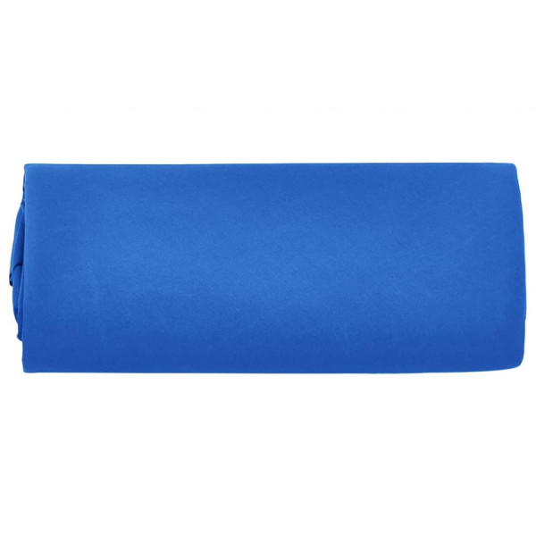 Tecido de substituição p/ guarda-sol exterior 300 cm azul-ciano M 4