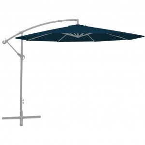 Tecido de substituição p/ guarda-sol cantilever 300 cm azul H