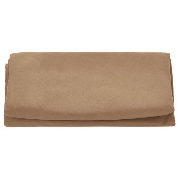 Tecido substituição p/ guarda-sol cantilever cinza-acastanhado M 4