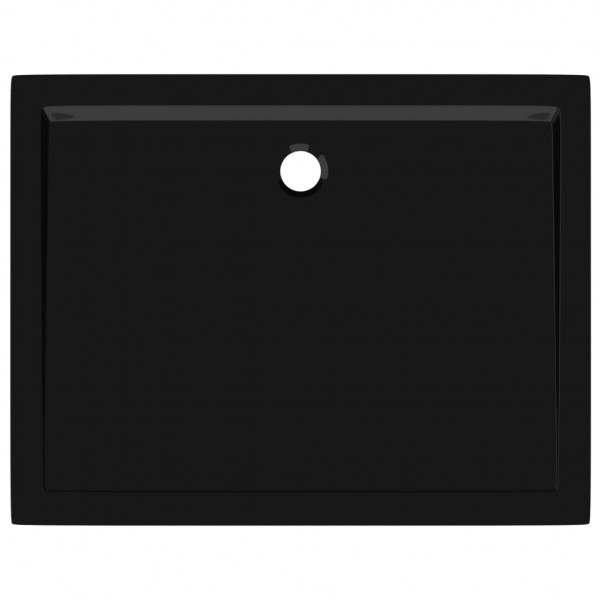 Plato de ducha rectangular negro ABS 70x90 cm M 5