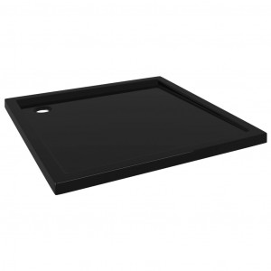 Base de chuveiro quadrada 90x90 cm ABS preto H