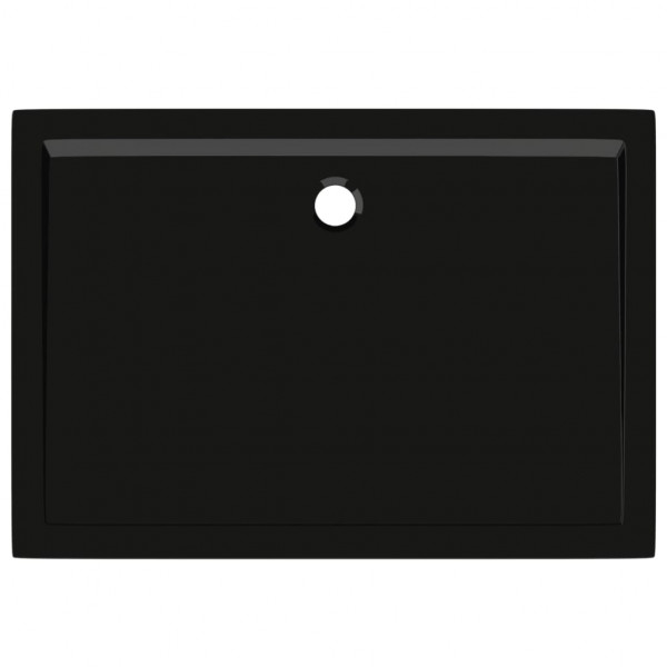 Plato de ducha rectangular ABS negro 70x100 cm M 5