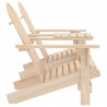 Silla de jardín Adirondack madera maciza de abeto 3
