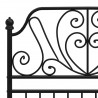 Estructura de cama de metal negro 90x200 cm 5