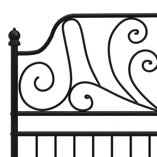 Estrutura de cama 120x200 cm metal preto M 5