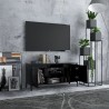 Mueble de TV con patas de metal negro 103.5x35x50 cm 3