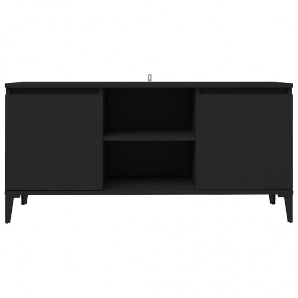 Móvel de TV com pernas em metal 103.5x35x50 cm preto M 5