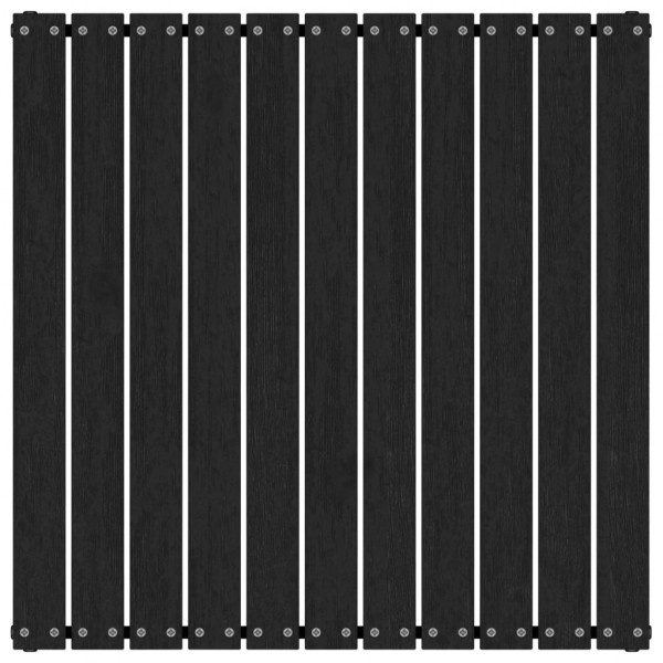 Taburetes de jardín con cojines madera maciza de pino negro M 4