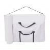 Mesa de massagens dobrável 3 zonas 10 cm espessura branco 5