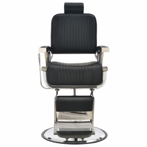 Cadeira de barbeiro 68x69x116 cm couro artificial preto M 3