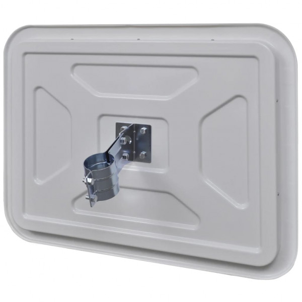 Convex Espelho de trânsito retangular 60 x 80 cm com refletores M 5