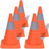 5 pop-up cones de sinalização 42 cm 1