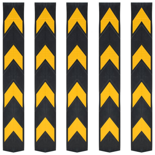 Protectores de esquina reflectantes 5 unidades goma 80 cm D