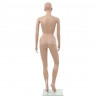 Maniquí femenino con base de vidrio beige 180 cm 5