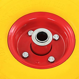 Rodas p/ carrinho de carga manual 4 pcs PU maciço 3.00-4 H