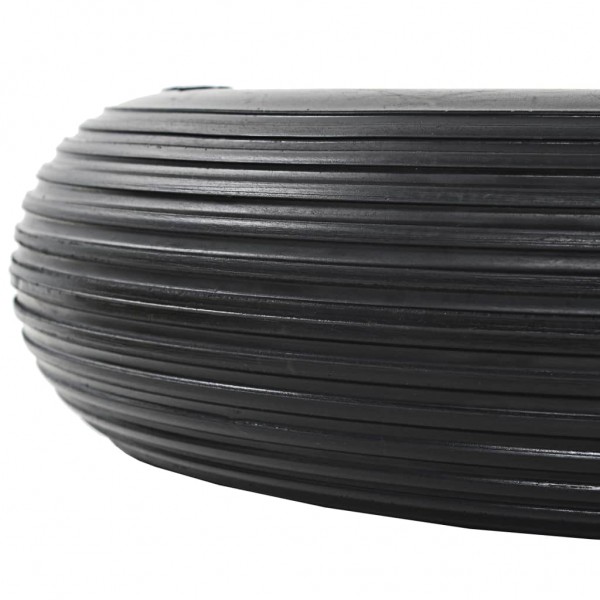 Rodas carrinho de mão c/ eixos 2 pcs PU sólido 4.00-8 390 mm M 5