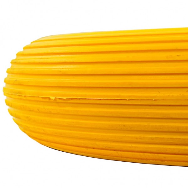 Roda de carrinho de mão com eixo PU sólido 4.00-8 390 mm M 3