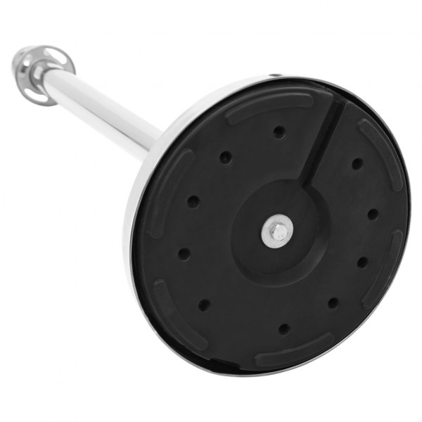 Barrera portátil de colas VIP 3 pzas acero inoxidable plateado M 5