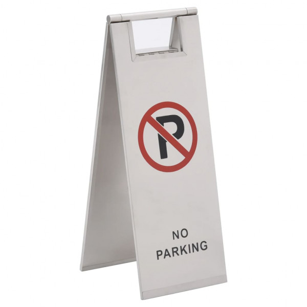 Señal de parking plegable acero inoxidable D