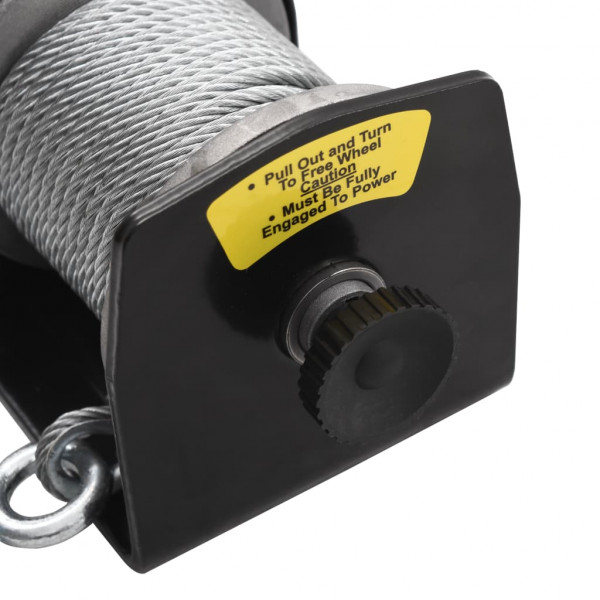 Cabrestante eléctrico con mando a distancia 12 V 907 kg M 4