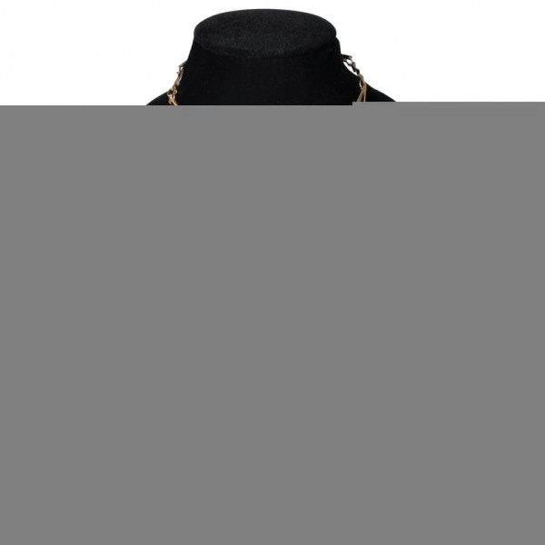 Busto para colares. suporte de joia em flanela. preto 9 x 8.5 x 15 cm M 3