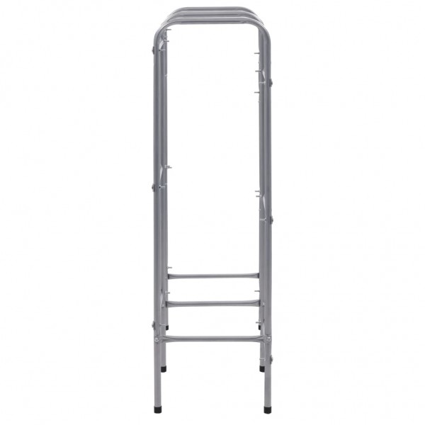 Prateleira para 6 caixas 96x33x116 cm aço prateado M 4