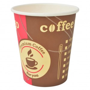 Copos de café descartáveis 1000 pcs papel 240 ml (8 oz) H