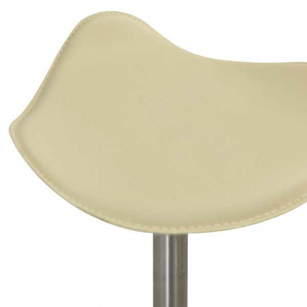 Banco de salão/spa couro artificial cor creme M 5