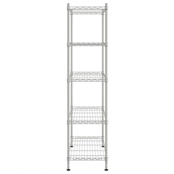Unidade de 5 prateleiras 90x35x180 cm 250 kg cromado M 4