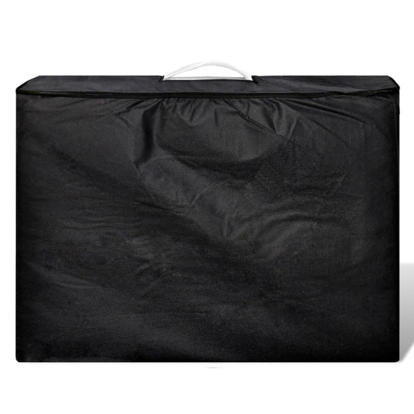 Marquesa Dobrável Branco Creme com 3 Zonas e Estrutura de Alumínio M 5