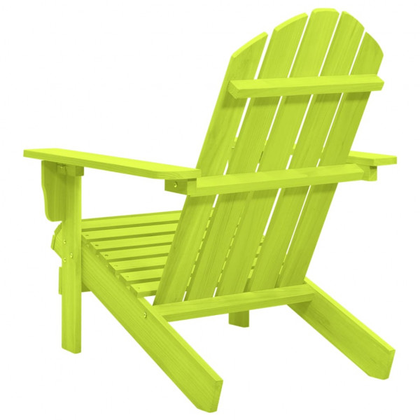 Cadeira Adirondack para jardim abeto maciço verde M 4