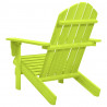 Cadeira Adirondack para jardim abeto maciço verde 4