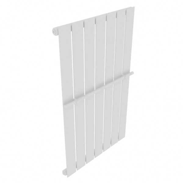 Estante para toallas con panel de calefacción.