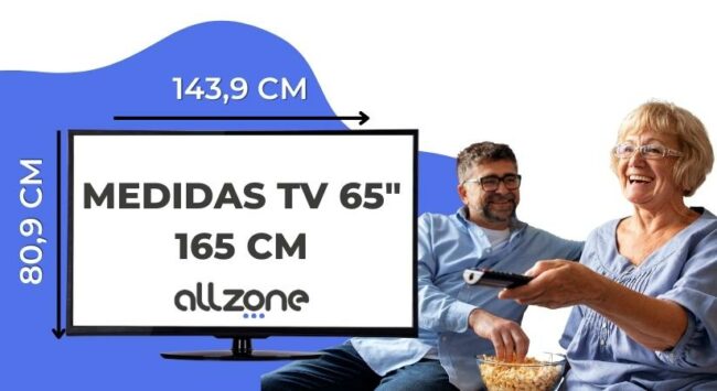 Medidas televisor 65 pulgadas